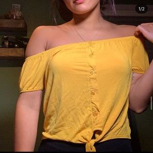 Off the shoulder top
